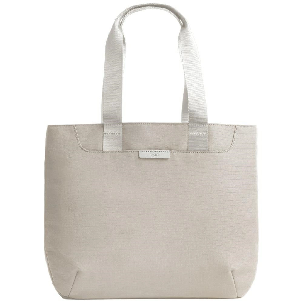 Bolsa Tote Uniq Arden De 16 Litros Para Laptop De 15 Polegadas, À Prova D'água, Bege.