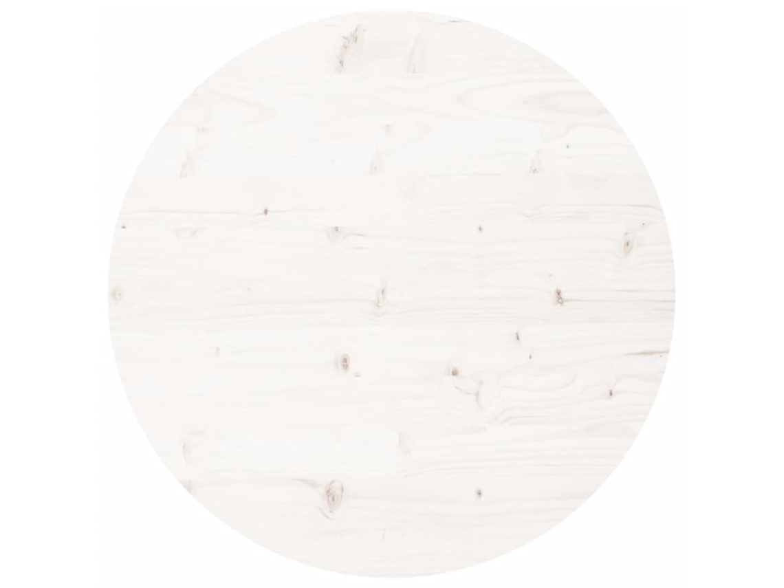 Table Top, Table Tops Vidaxl Branco Madeira De Pinho (90 X 3 Cm)