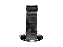 Reloj De Pulsera Para Hombre Simple Empresarial Impermeable Con Correa De Acero Negro