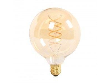 Lâmpada Led 6W E27 G125 Filamento Âmbar – Branco Quente