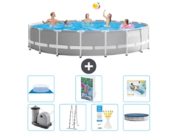 Intex Piscina Prism Frame Redonda - 610x132 Cm - 8-peças S670