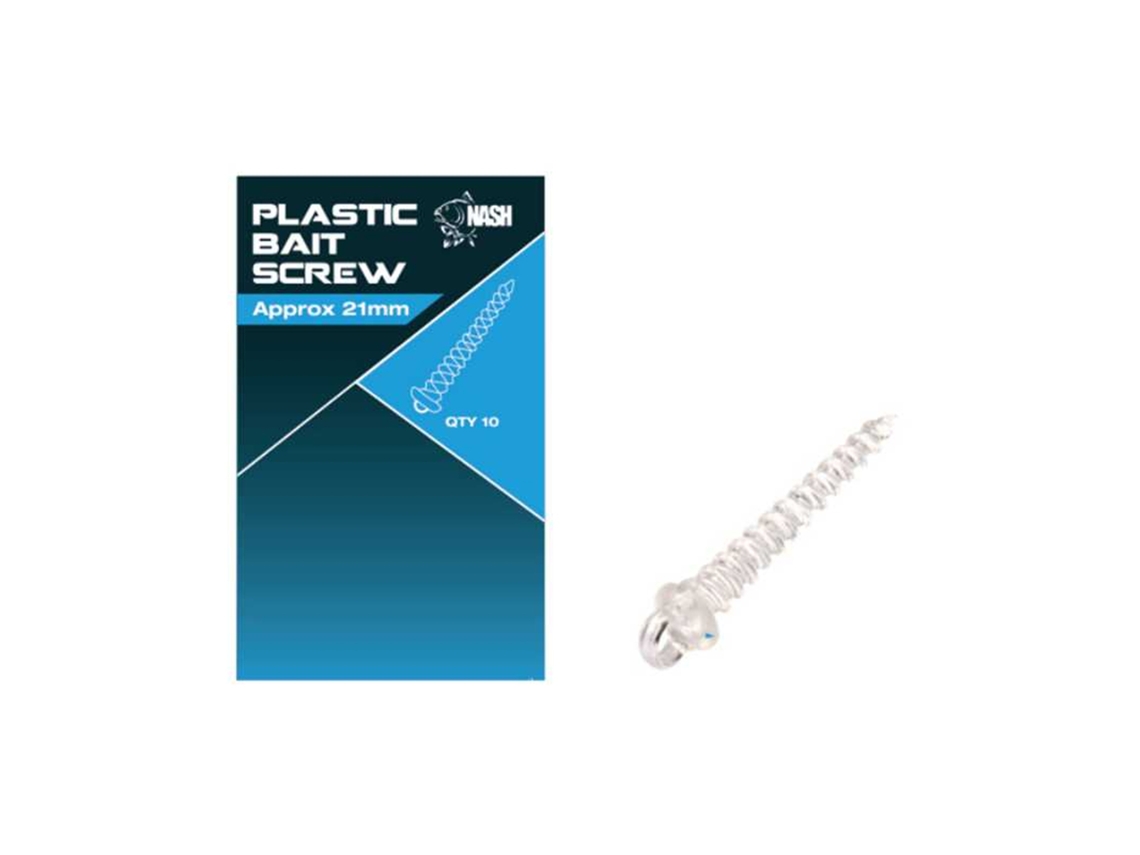 Conjunto de 6 parafusos de isca de plástico NASH TT 21mm