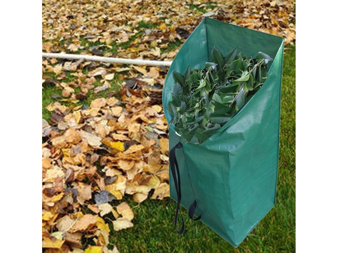 Saco Para Coleta De Folhas, 100l, 200l, Plástico, Reutilizável,