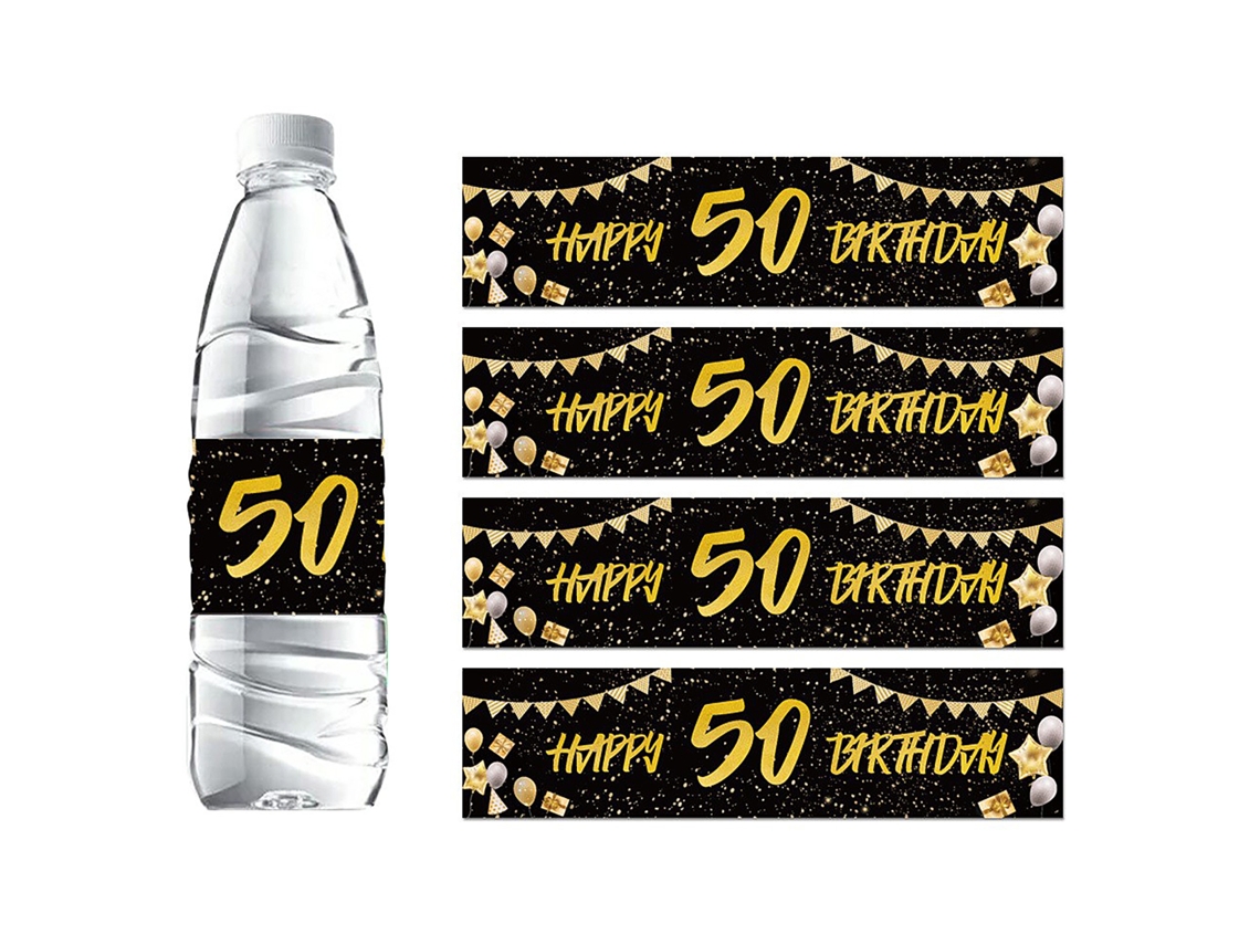 Laxiscreed Conjunto De Decoração Para Festa De 50 Anos Com Balões E Acessórios, 48 Peças