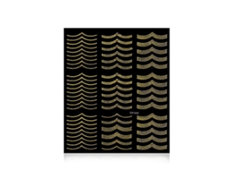 Adesivo De Arte Para Unhas 3d Em Linha De Metal Dourado Decoração Manicure Sticker Dp304