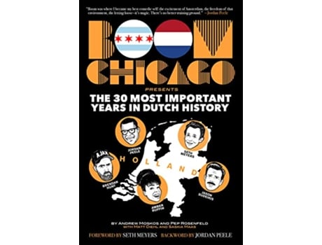 Livro Boom Chicago Presents de Andrew Moskos e Pep Rosenfeld (Inglês)