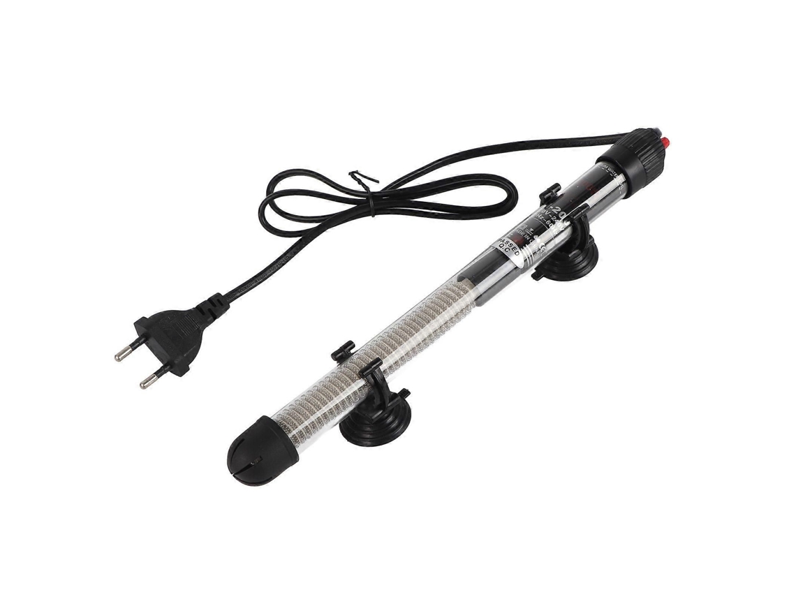 Aquecedor de Água Submersível Automático Temperatura Constante para Aquário Vidro 200 W com Plugue Europeu D e 220 V. GOKOCO