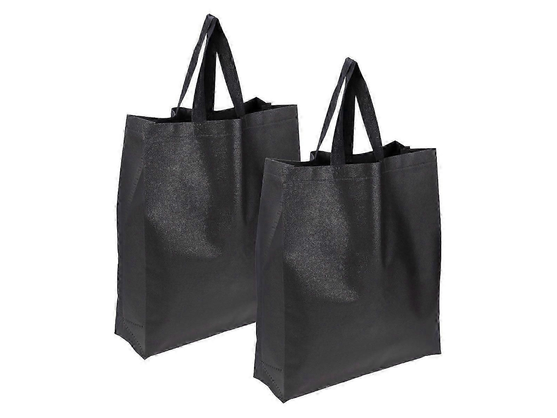 Conjunto de 2 Sacolas de Compras Dobráveis ​​em Tecido Não Tecido, Resistentes e Ecológicas, com Grande Capacidade de Armazenamento. GOKOCO