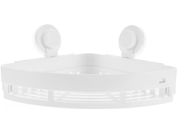 Suporte De Parede Triangular Plástico Branco Kesyoo Para Escova Dentes E Pente No Banheiro