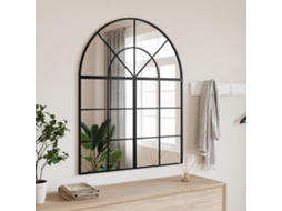 Espelho De Parede Arqueado 80x100 Cm Ferro Preto DKD HOME DECOR