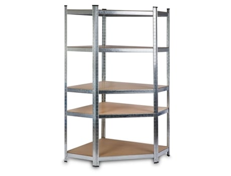 Estante De Canto Humberg Hr-817 - 180x90x40cm Para Espaços Modernos