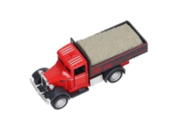 Primerox brinquedo de Caminhão Transporte Retro 1:32 Liga para Crianças Colecionadores Presente Areia
