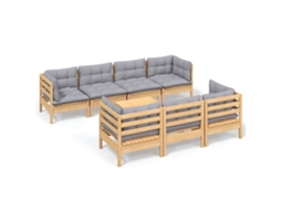 Garden Lounge Set, Garden Lounge Sets Vidaxl Cinzeto Madeira De Pinho (n/a)