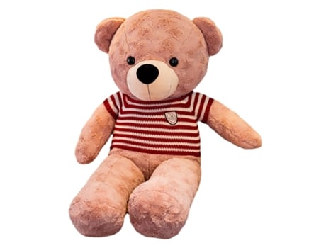 Peluche HXDZFX Ursinho de Casaco Vermelho Cor Escura 120 Cm