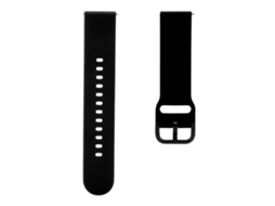 Pulseira de gel de silicone para relógio Samsung Galaxy Active (preta)