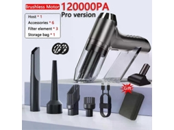 Aspirador De Pó Sem Fio Para Carro 120000pa, Aspirador De Pó Robô Portátil Potente, Mini Aspirador De Pó Portátil Para Casa, Cole Slowmoose