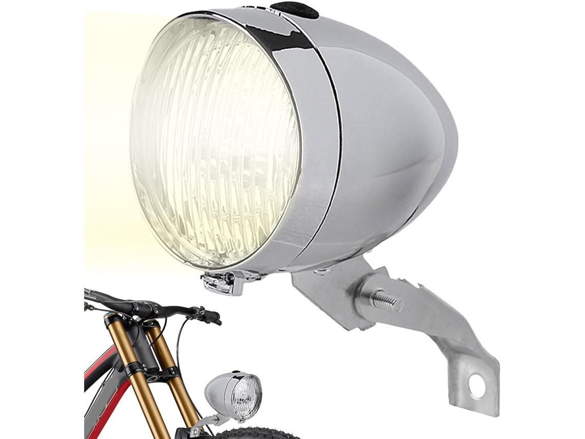 Farol De Bicicleta Com 3 Leds, Brilhante E À Prova D'água.