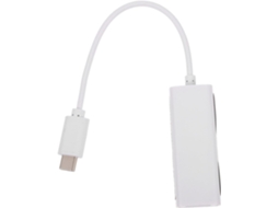 3 De Rede Usb Tipo-c Com Fio Para Computador E Laptop - Acessório