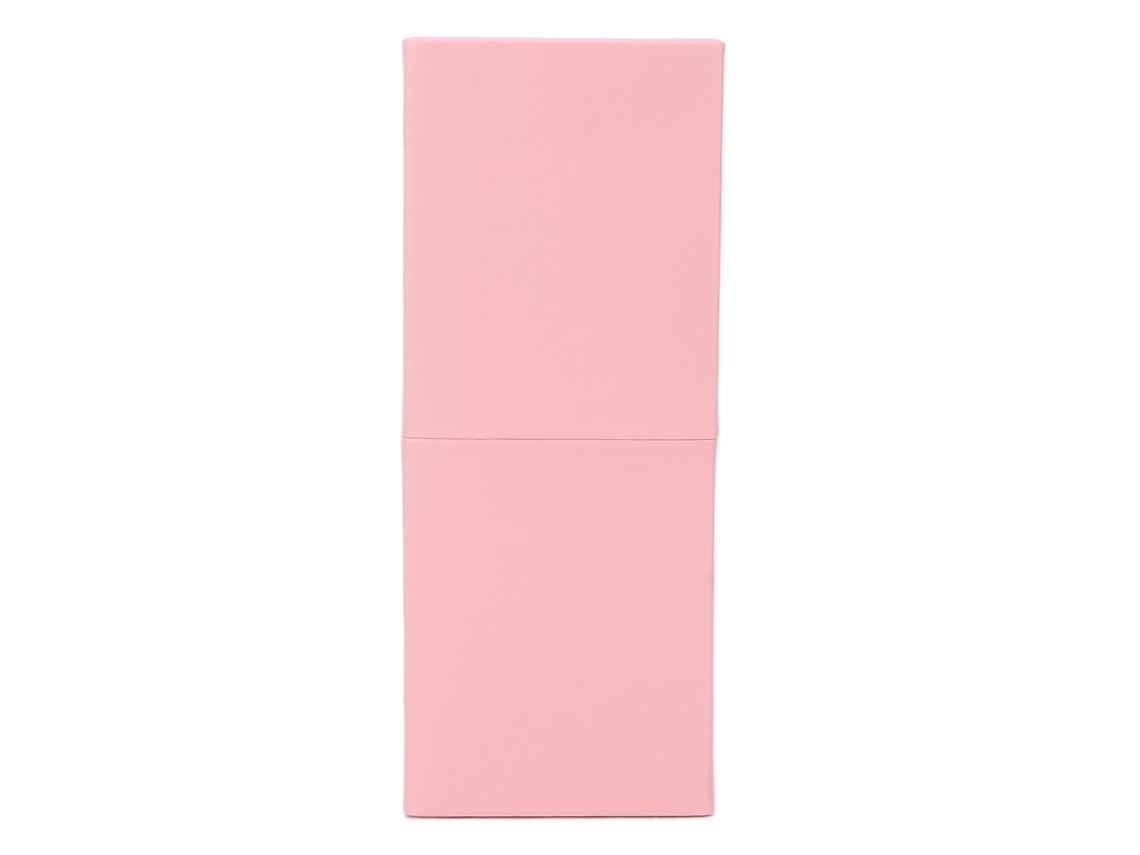 Estojo Portátil Para Pincéis De Maquiagem Rosa Com Design Divisível E Material Pu Resistente