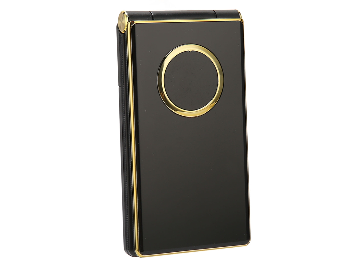 Telefone Flip Com Botões Grandes 5900mah Dual Sim Desbloqueado Para Idosos Ouro Bivolt