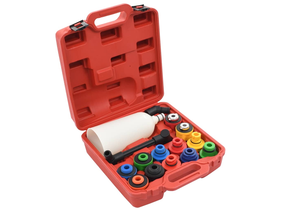Vidaxl Conjunto Enchedor De Óleo Do Motor 15 Pcs