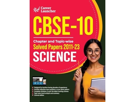 Livro CBSE Class X 2024 Chapter and Topic-wise Solved Papers 2011 - 2023 Science de Gkp (Inglês)