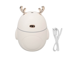Umidificador Mini Com Luz Ambiente Mistura Fria Automática Super Silencioso