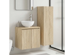 Vidaxl Conjunto De Móveis Para Banheiro 2 Unid. Carvalho Sonoma