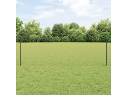 Vidaxl Cerca Hexagonal Com Poste 100 X 0,5 M Aço Revestido De Pvc
