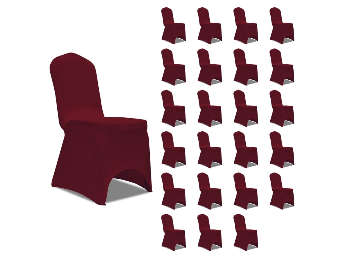 Chair Cover, Chair Covers Vidaxl Vermelho Tecido (n/a)