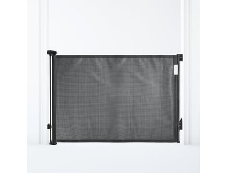 Barreira De Segurança Retrátil Extra Alta Dreambaby 60 A 140 Cm H90 Cm Preto