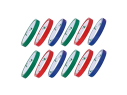 12 Rolos de Fita Adesiva para Embalagens Pet em Diversas Cores, para Selar e Amarrar Sacos, Ideais CHABERLU