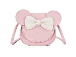 Bolsa De Ombro Meninas Laço Borboleta Mini Abotoamento Cruzado