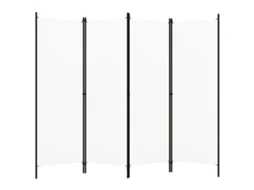 Vidaxl Divisória De Quarto Com 4 Painéis 200x180 Cm Branco