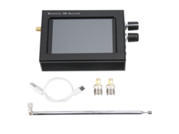 Receptor Sdr Analisador De Sinais Ondas Longas/curtas/médias Com Antena E Tela Tática De 3.5 Polegadas
