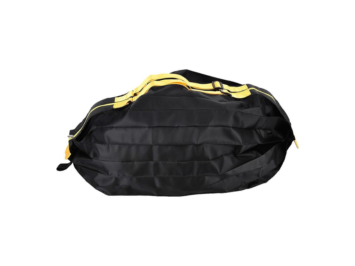 Sacola de Compras Reutilizável e Elegante em Tecido Oxford, Portátil, Dobrável, de Alta Capacidade, para Usar no Ombro, Impermeável, Cor Preta. GOKOCO