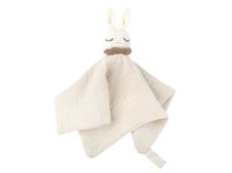 Babador para Chupeta Infantil, Babador para Acalmar ou Humor, Cobertor de Segurança Com Pingente de Coelho para Meninos E Meninas, Lenço Multifuncional