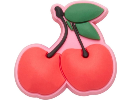 Acessório para Crocs Unisexo JIBBITZ Cerejas Vermelho para Outdoor (Tamanho Único)
