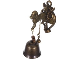Campainha Vintage Em Formato Cachorrinho De Cobre, Campainha De Metal Pendurar, Som Agradável E Fácil Instalação