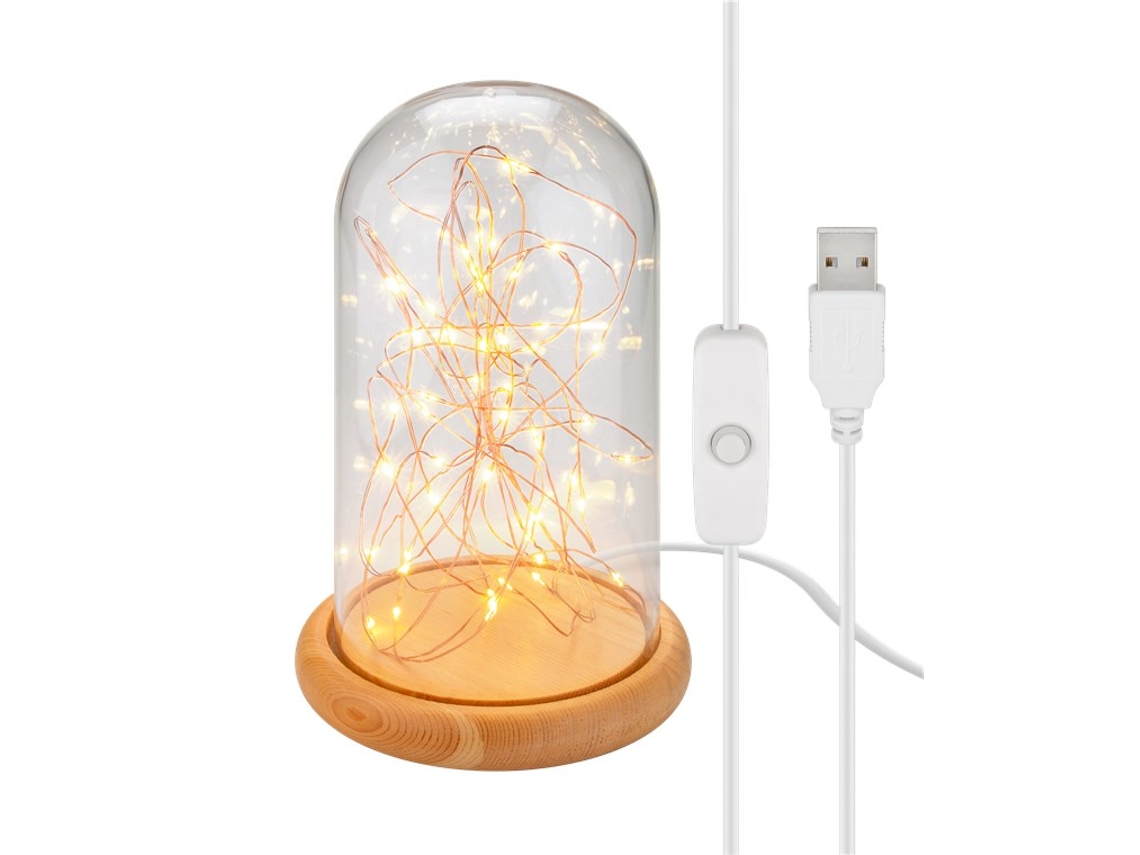 Conjunto De Luzes Led, Em Vidro, Para Decoração E Utilização Em Diferentes Ambientes, Formato Prático