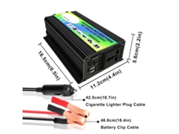 Kit De Geração De Energia Solar Laxiscreed Com Inversor 12v Para 220v, Portas Usb E Luzes Led