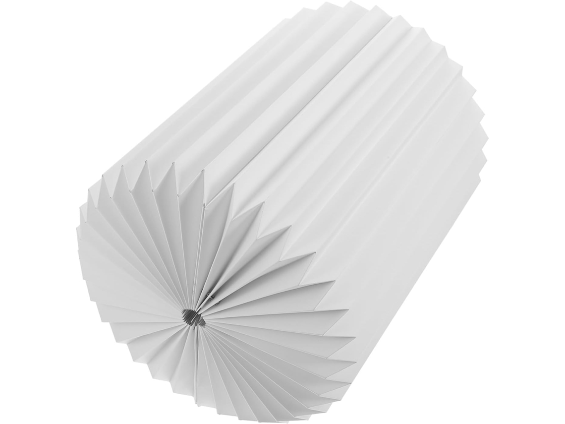 Abajur Decorativo De Papel Plissado Em Estilo Simples Para Pendurar.