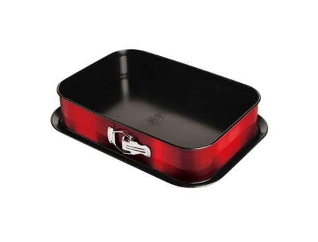 Prato De Cozinha Berlingerhaus Bh 1545 Aço Carbono Revestimento Em Titânio Vermelho/preto