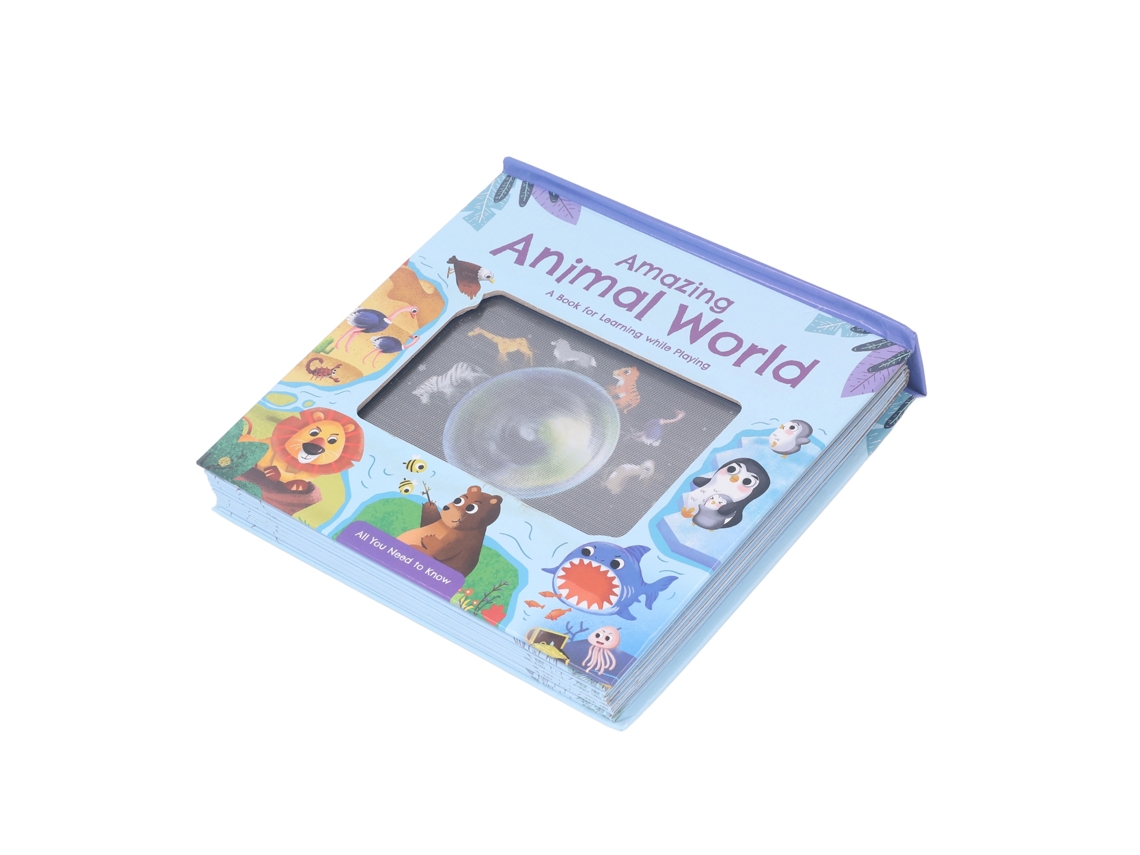 Livro Enciclopédico 3D dos Animais: Conhecimento e Desenvolvimento Cognitivo para Crianças, Leitura Tridimensional