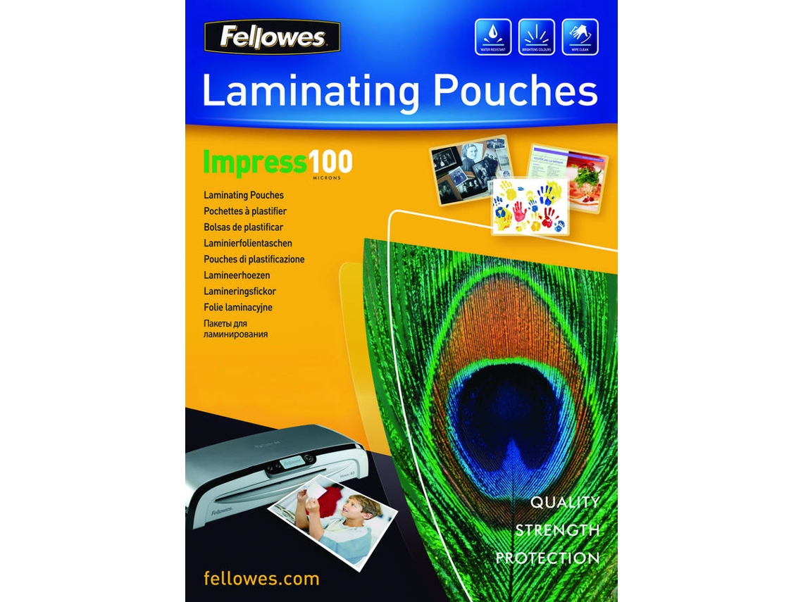 Bolsas de Plastificação FELLOWES 5351205 Transparente (100 un - A3)
