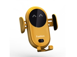 Carregador Veicular Sem Fio Rápido Qi Para Apple (amarelo)