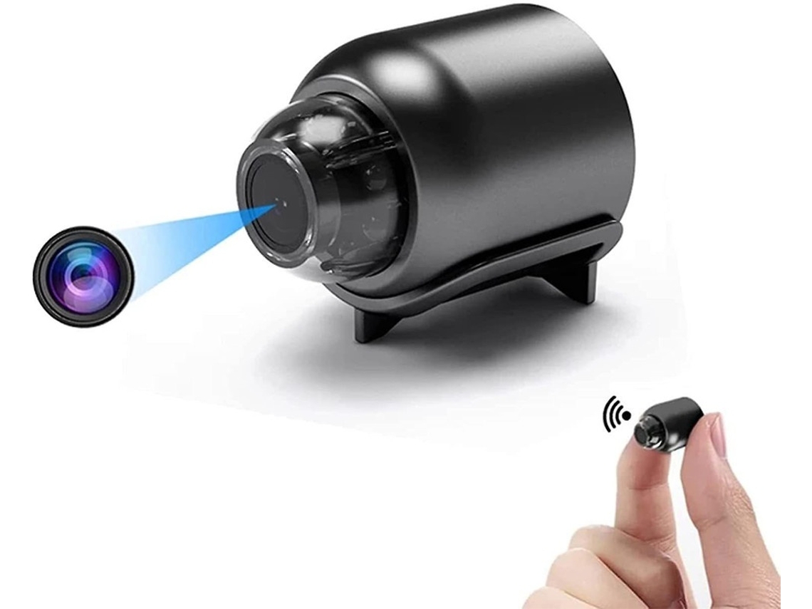 Lurelia Mini Câmara Espiã Vsm-561, Visão Noturna Iv, Microfone, Preto, Oculta E Recarregável