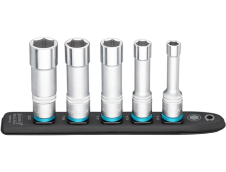 Hazet 900Lg-Sr/5 Smartrail Conector de cabo de plástico flexível: Quadrado oco 1/2 polegada 12 5mm Perfil elástico hexagonal externo 10 13 VIGOR