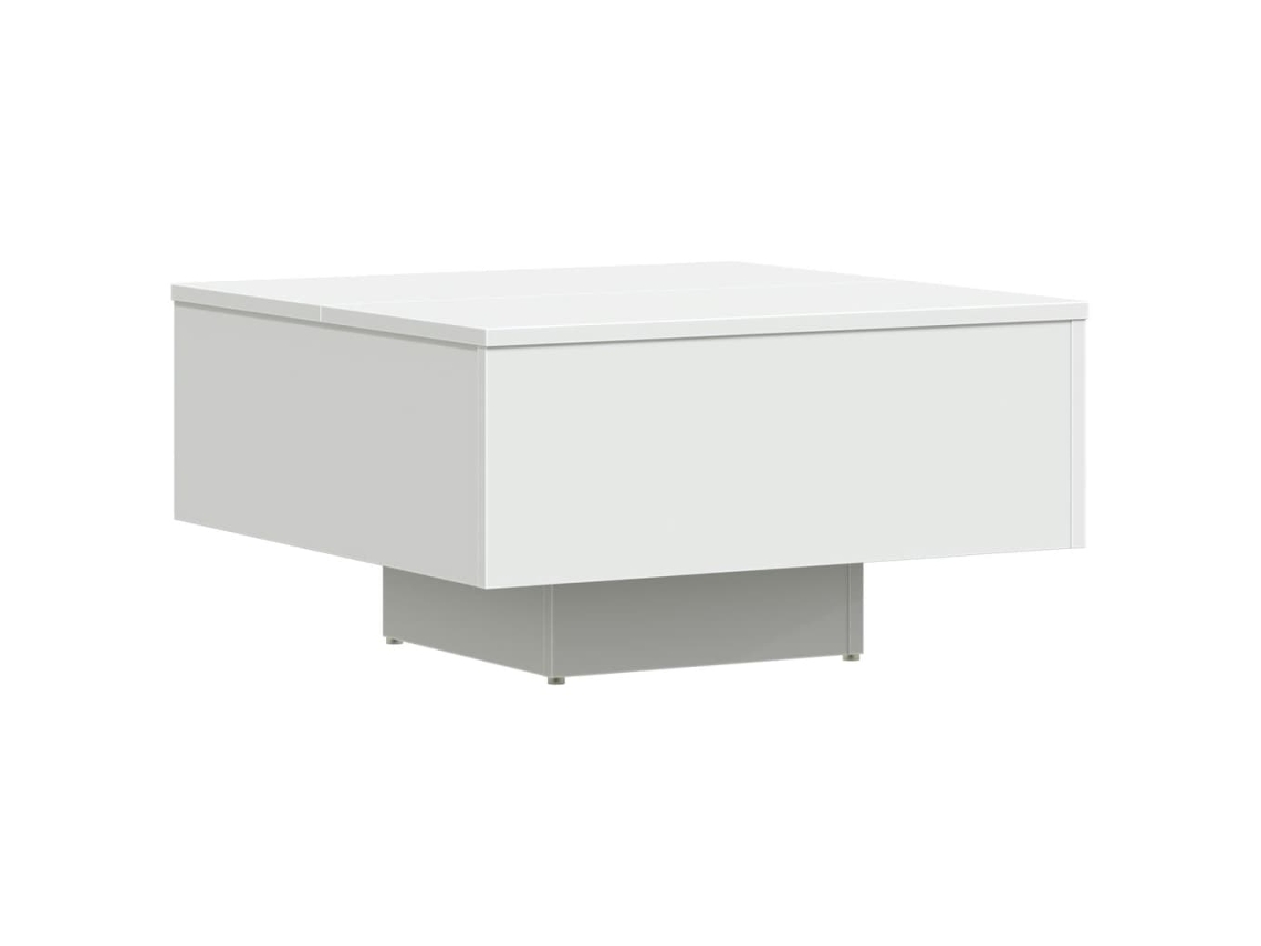 Mesa de centro Madeira Branco MAISON EXCLUSIVE 60x60x31,5 cm