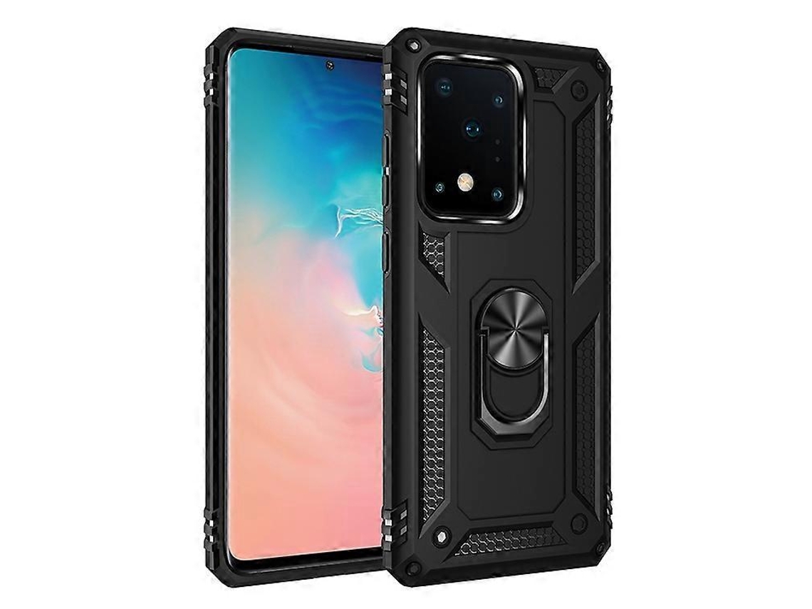 Capa Protetora De Tpu Pc À Prova De Choque Com Suporte Giratório De 360 Graus Para Galaxy S20 Ultra